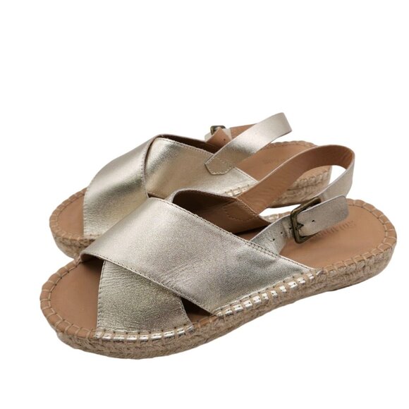 Soludos Metallic Sandals - Picture 1 of 8